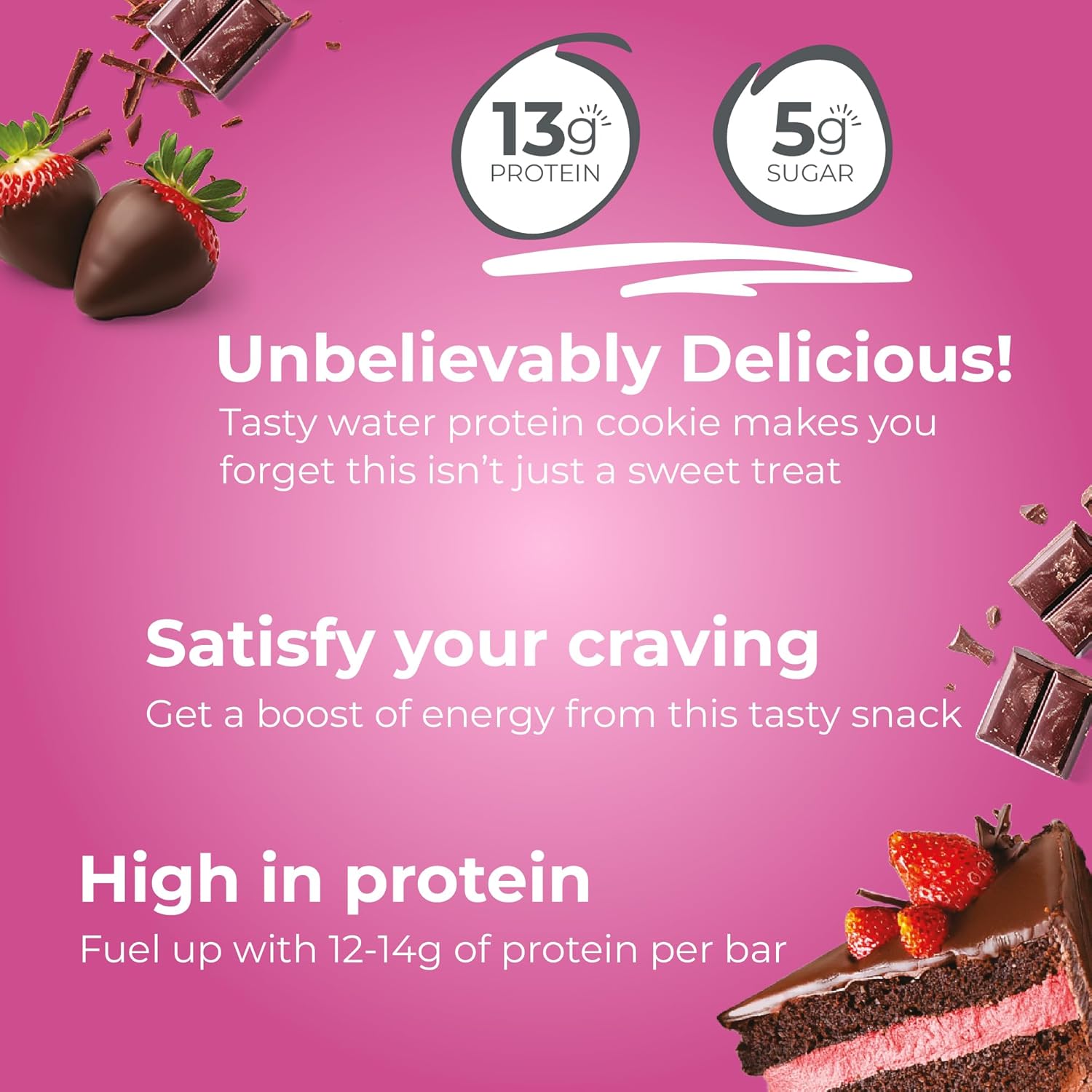 Chocolate Strawberry Protein Bars