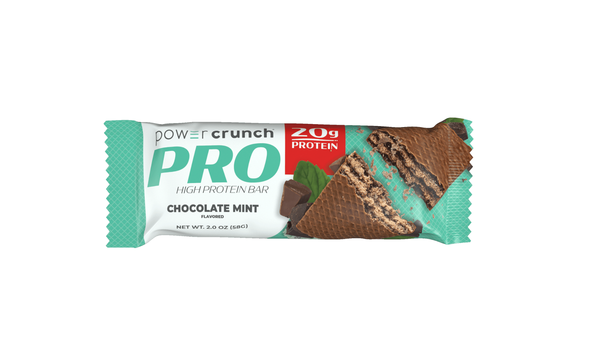 Power Crunch Chocolate Mint PRO 20g protein bars