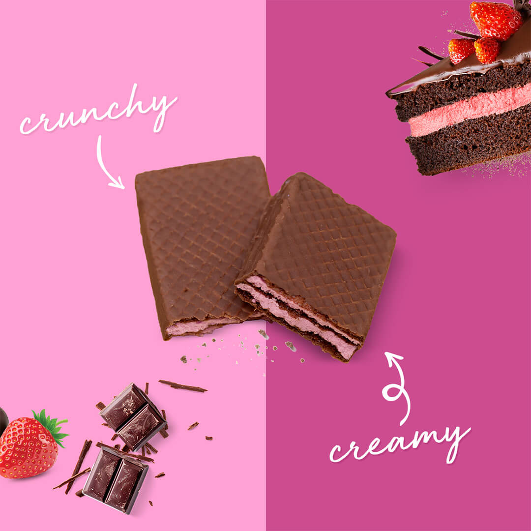 Chocolate Strawberry Protein Bars