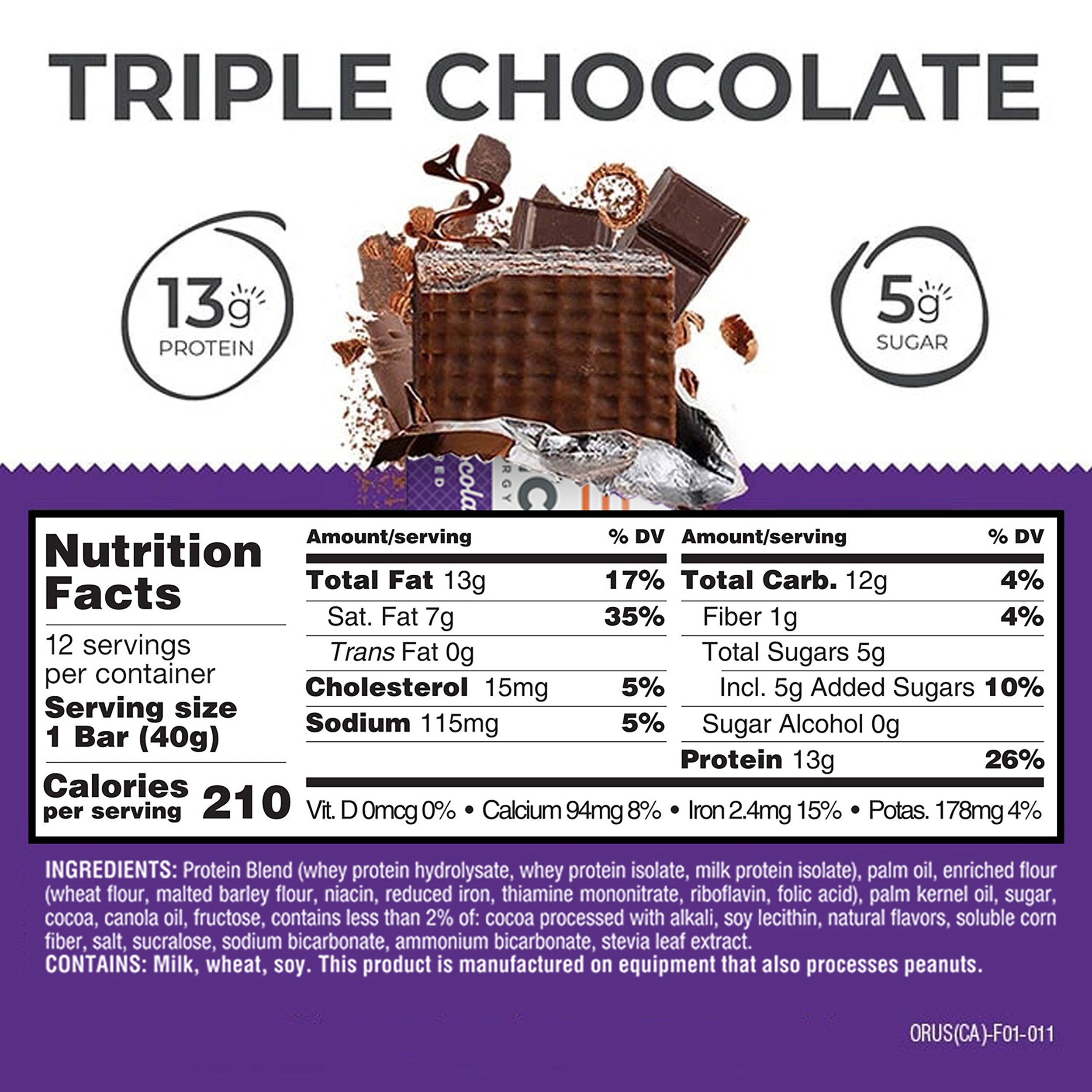 Triple Chocolate Protein Bars