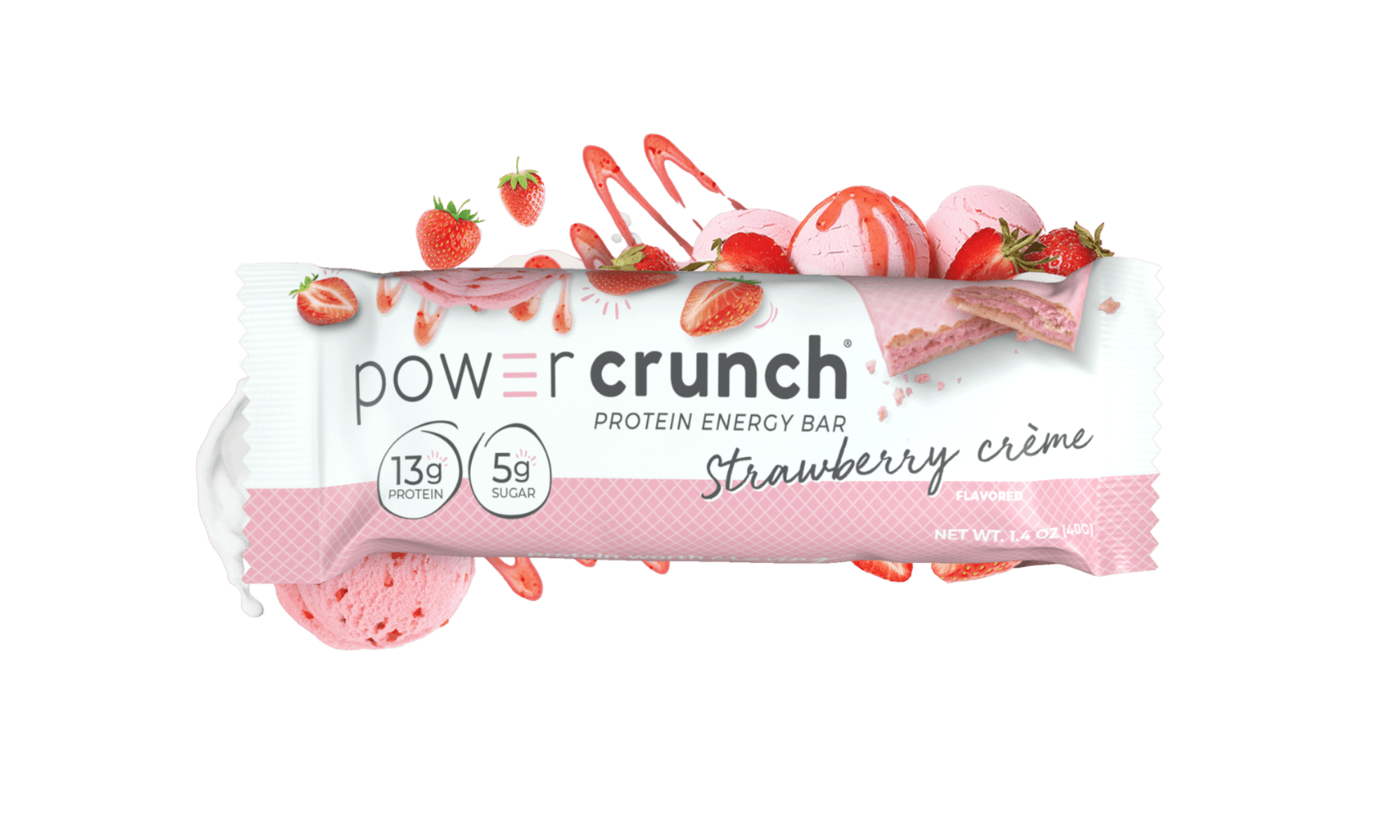 Power Crunch Original Strawberry Protein Bars