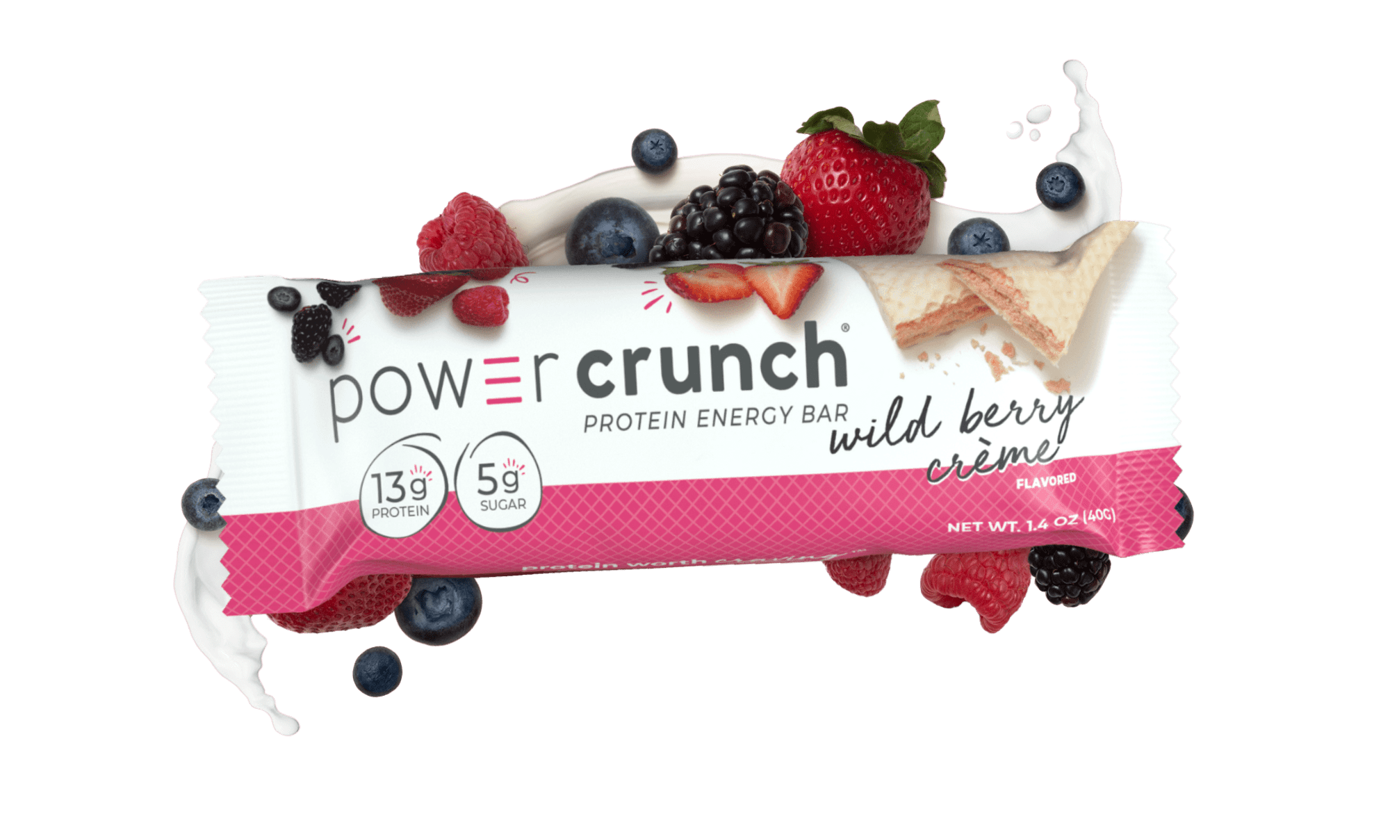 Power Crunch Original Wild Berry Protein Bars