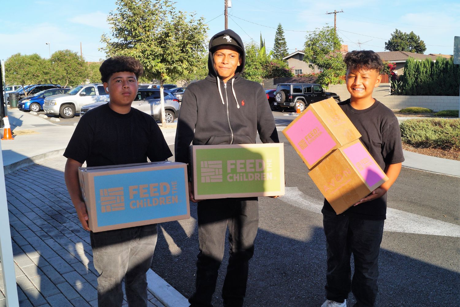Feed the Children charity event featuring Power Crunch
