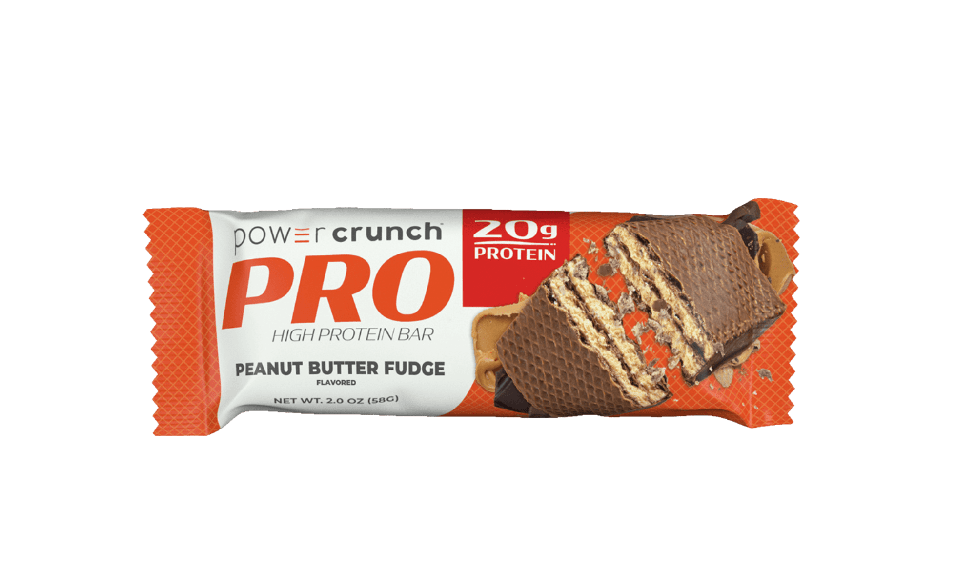 Power Crunch Peanut Butter Fudge PRO 20g protein bars