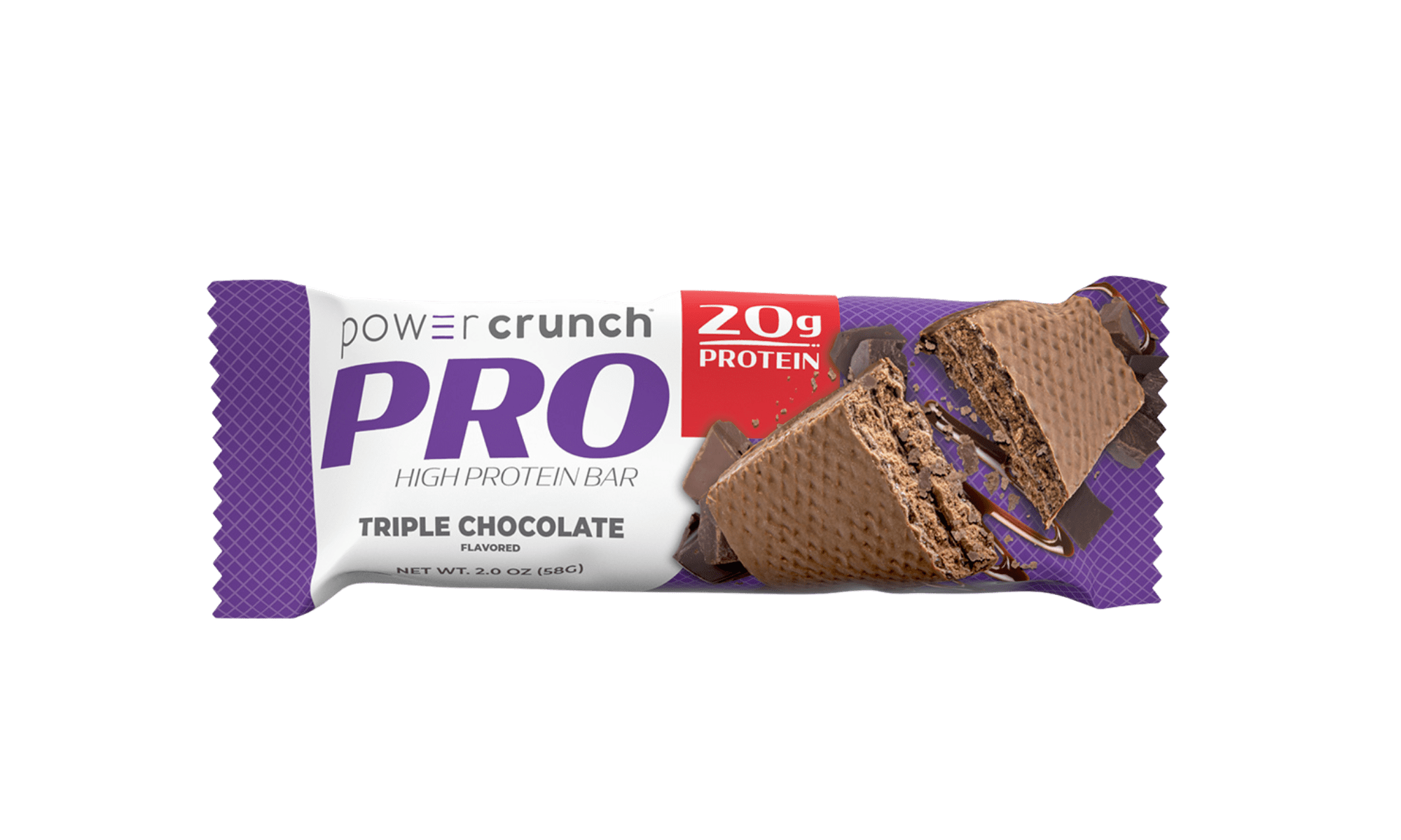 Power Crunch Triple Chocolate PRO 20g protein bars