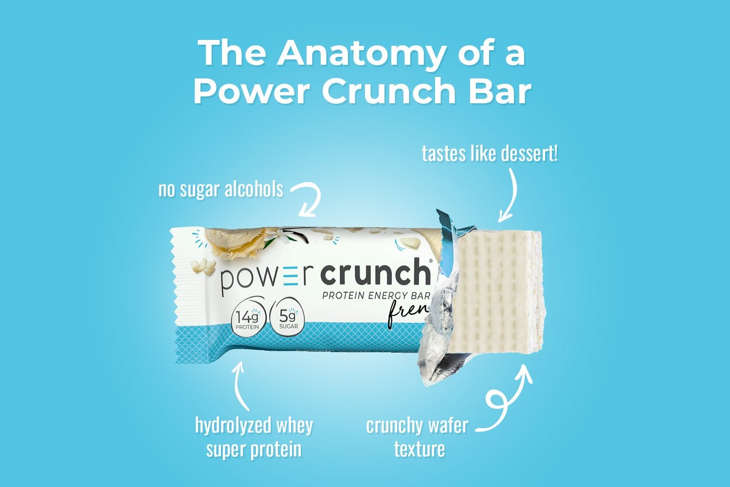 box of twelve french vanilla protein bars