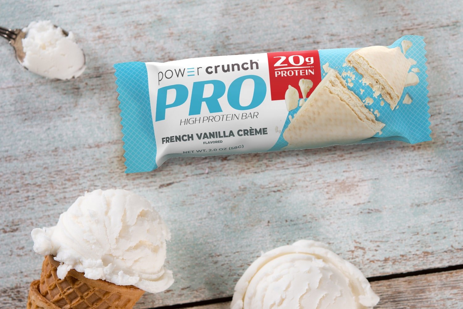 French Vanilla high protein bars as an on-the-go snack