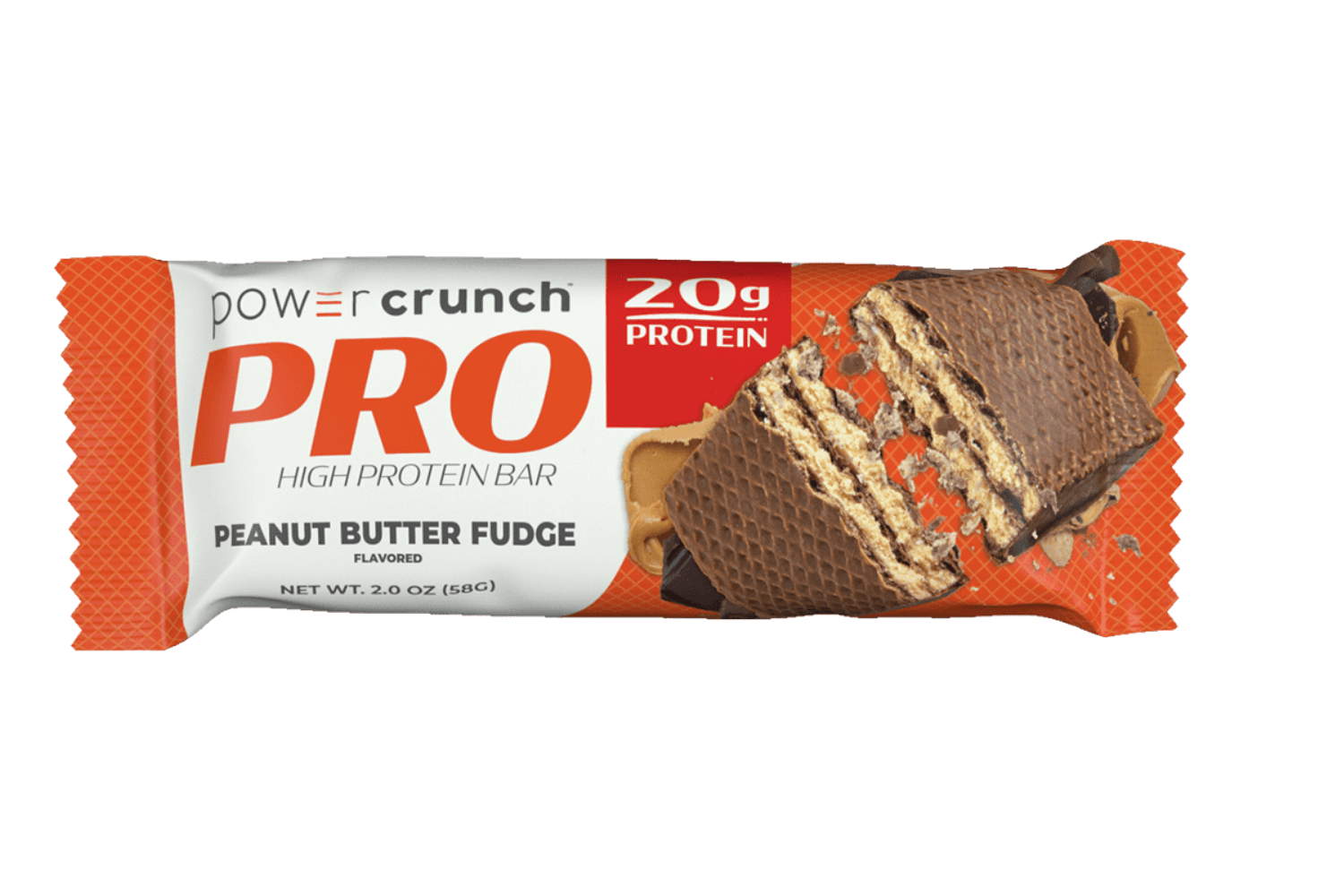 Power Crunch Peanut Butter Fudge PRO 20g protein bars