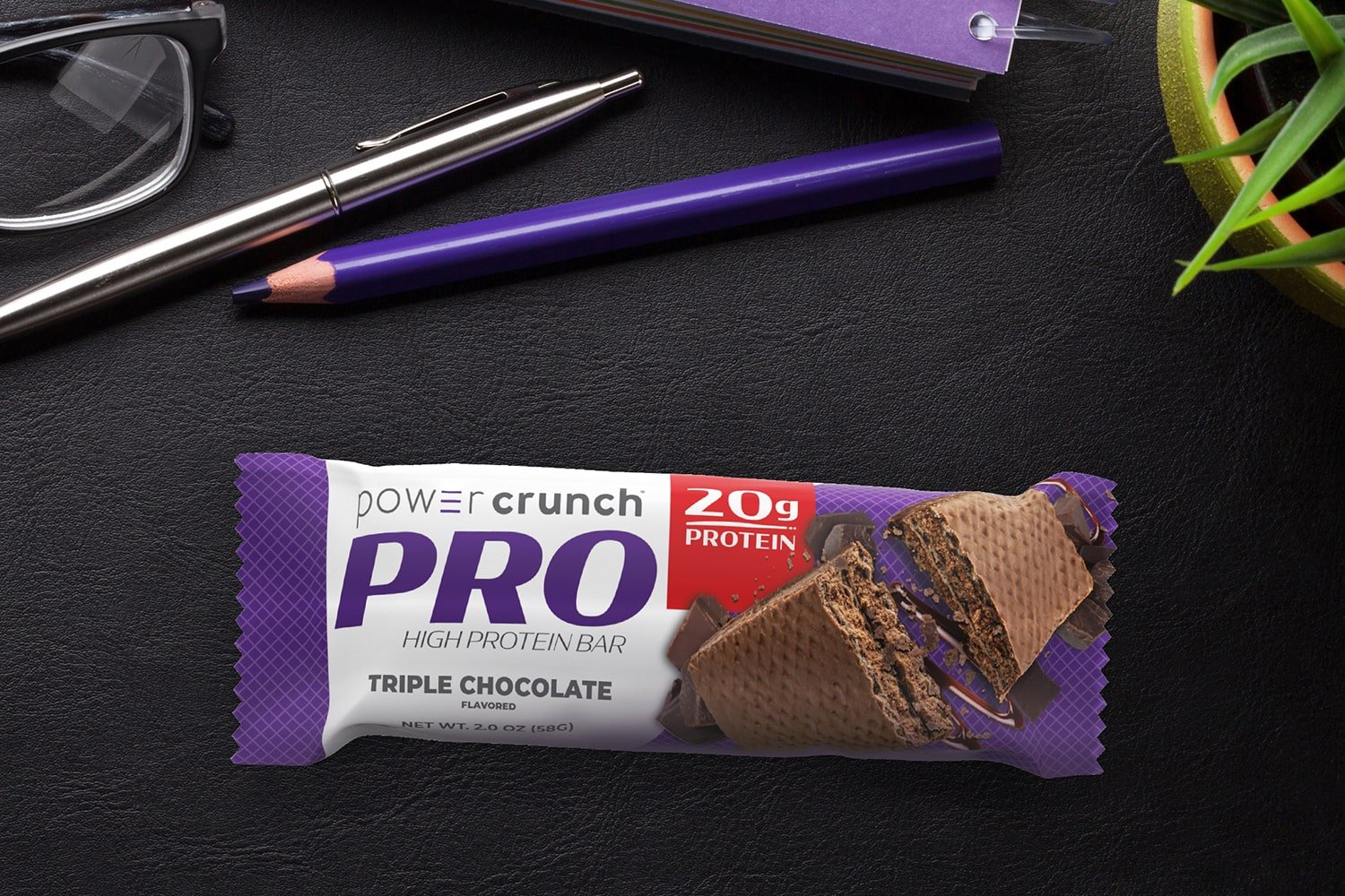 Triple Chocolate high protein bars as a workout snack