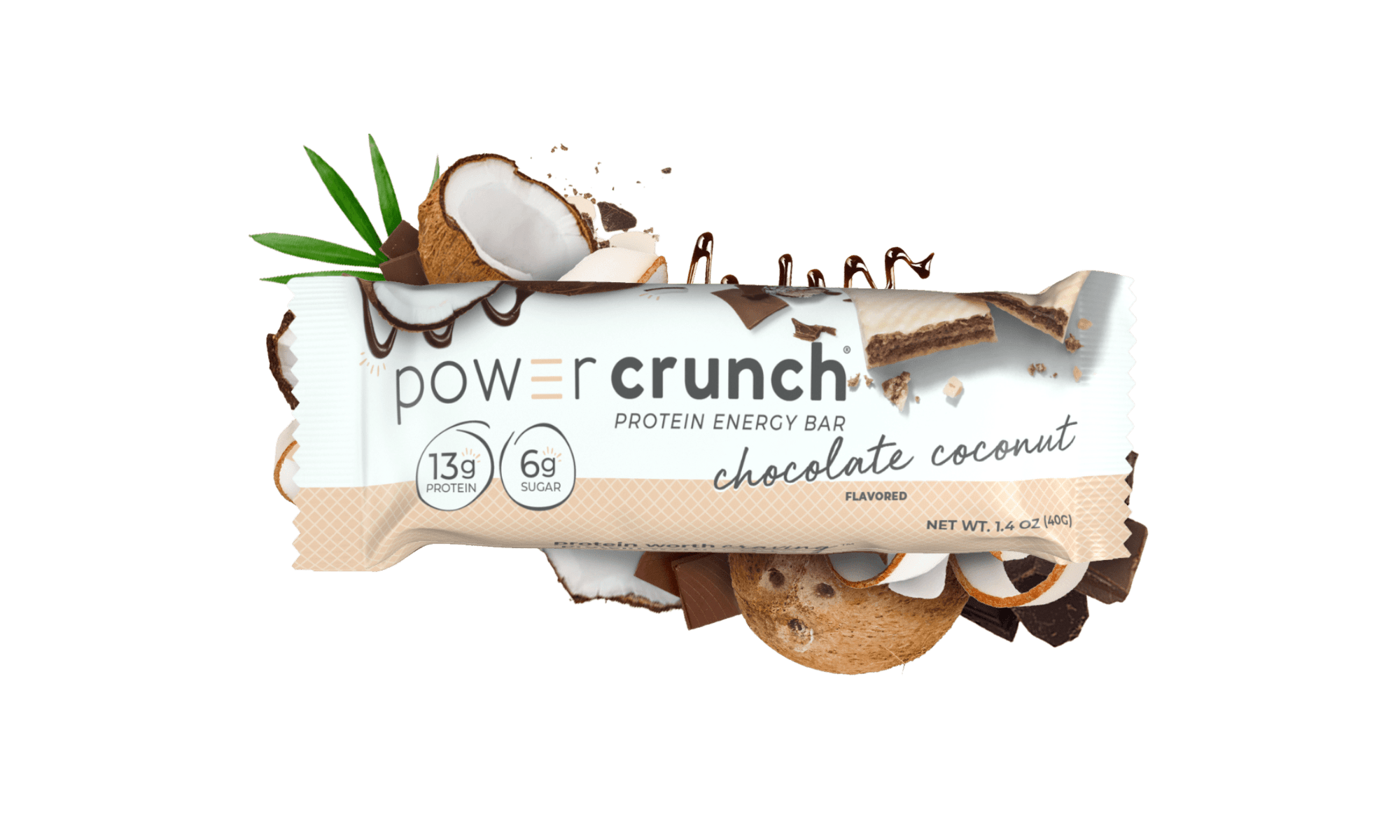Power Crunch Original Chocolate coconut Protein Bars