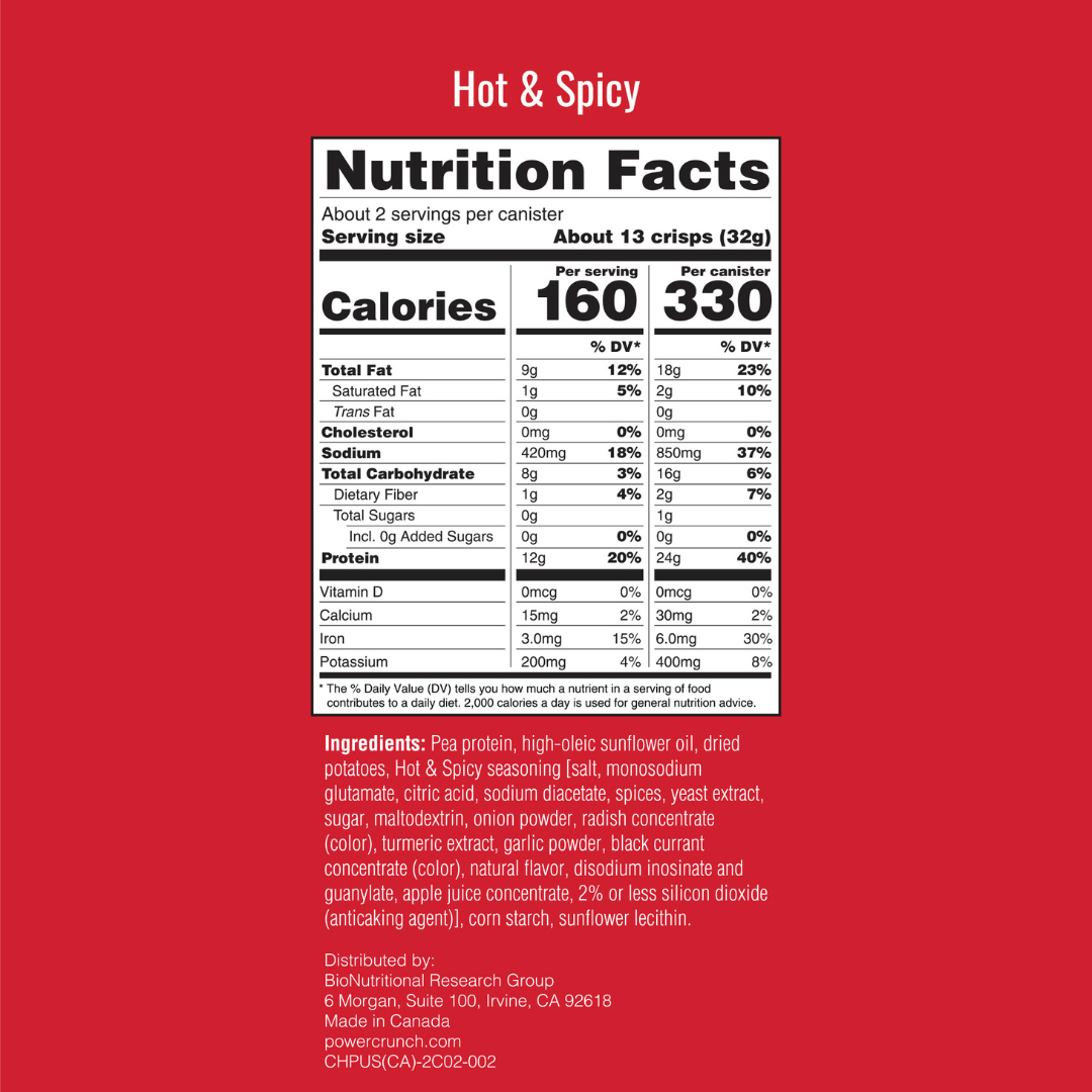 Hot & Spicy Protein Crisps