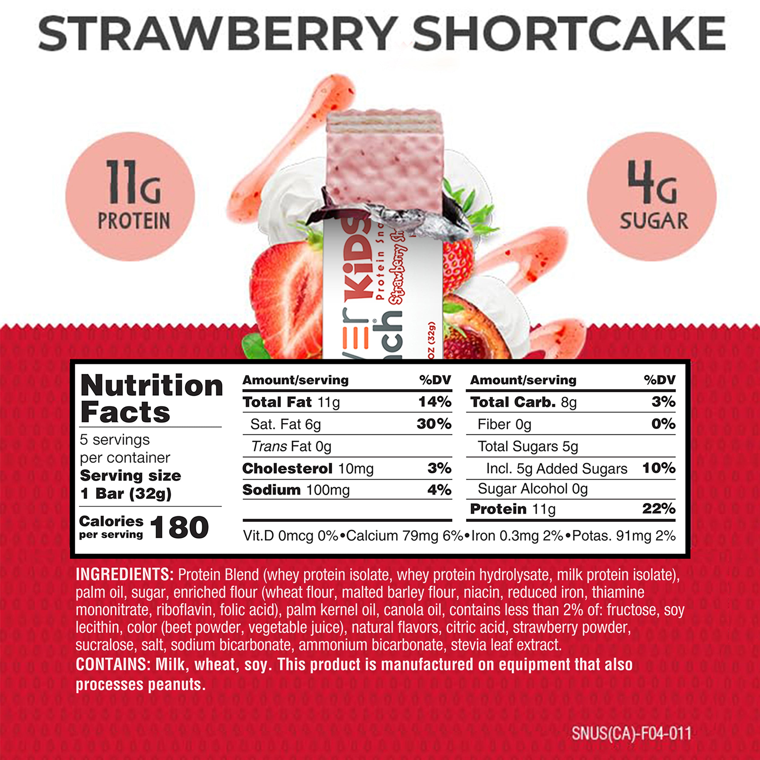 Strawberry Shortcake Kids Protein Bars | Power Crunch KIDs