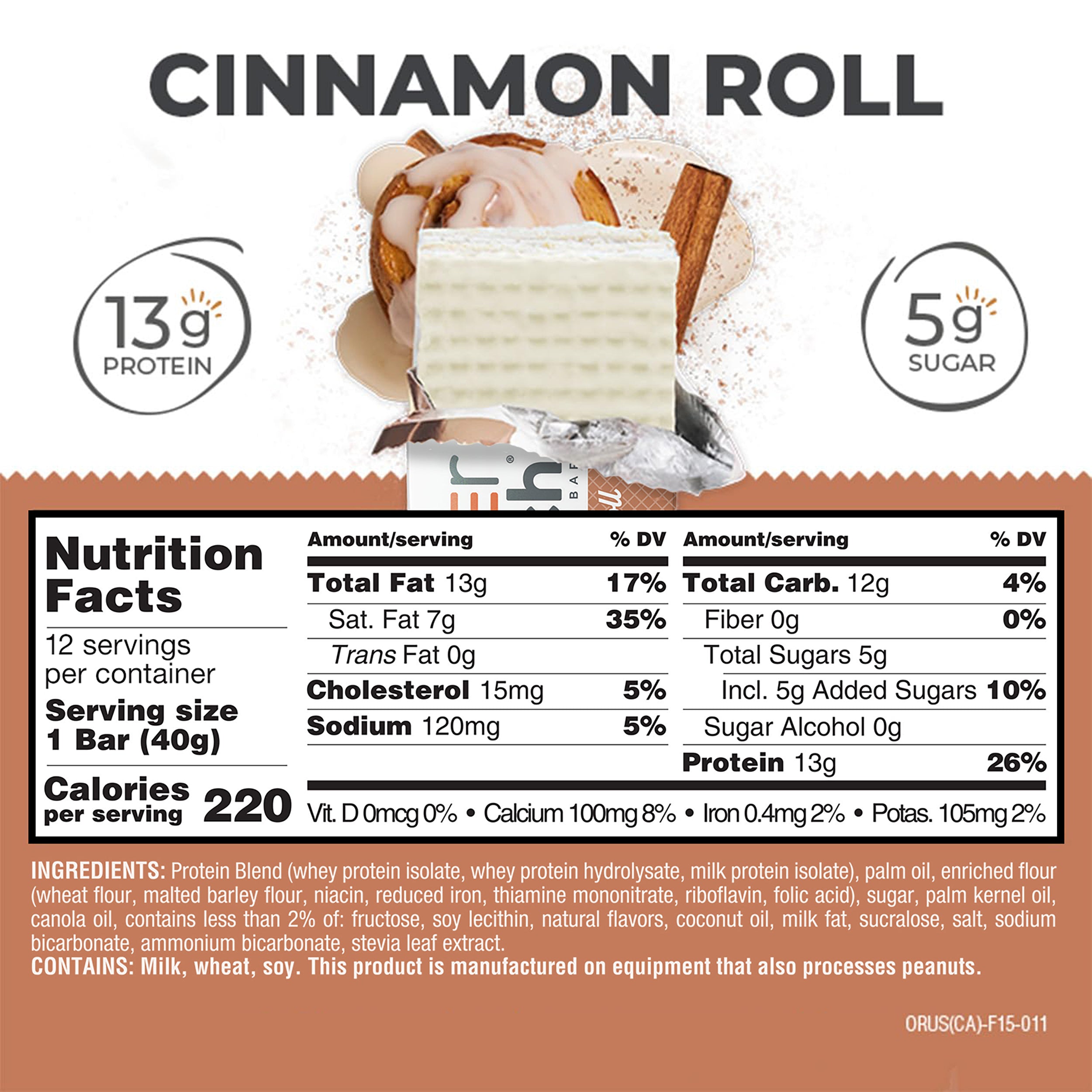 Cinnamon Roll Protein Bars