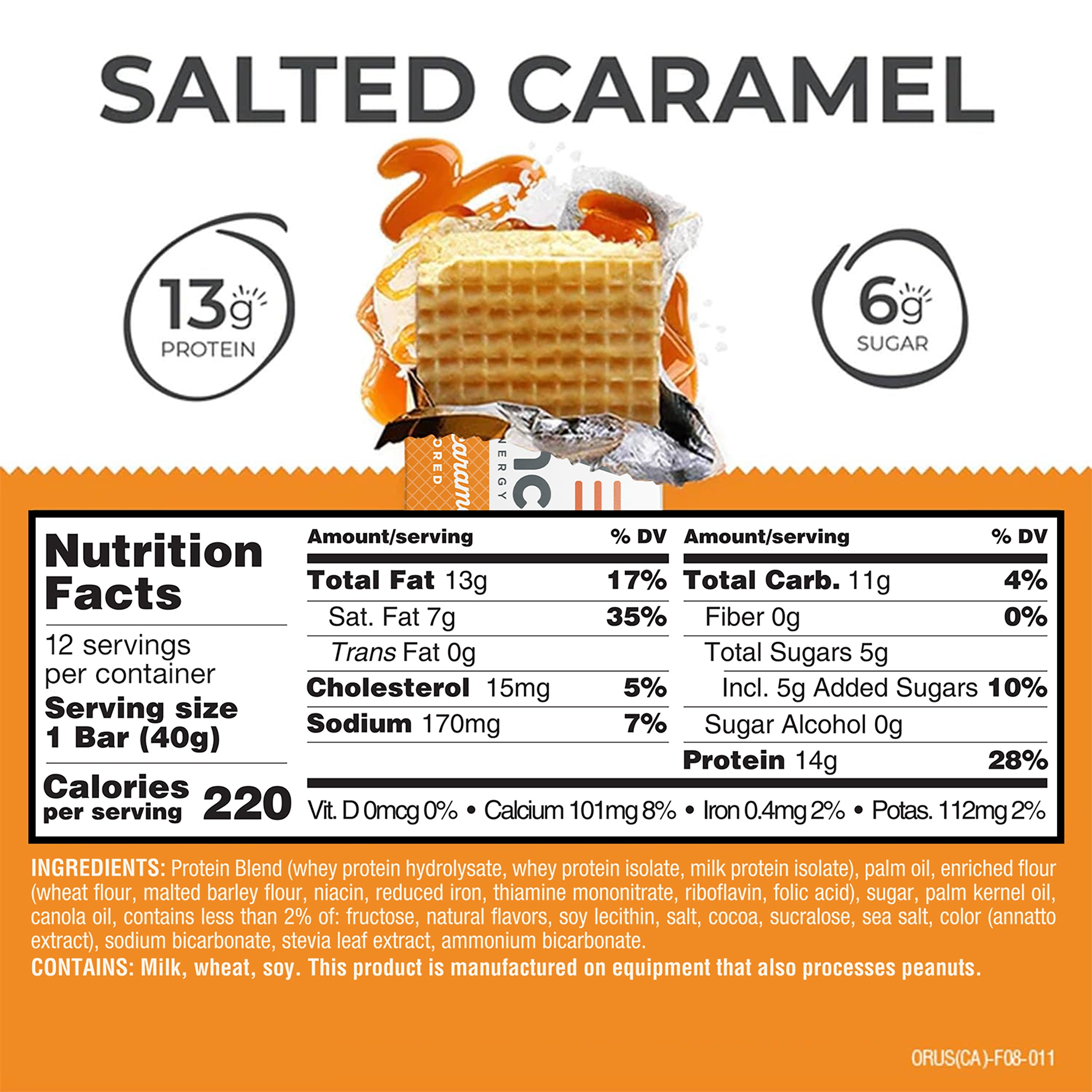 Salted Caramel Protein Bars