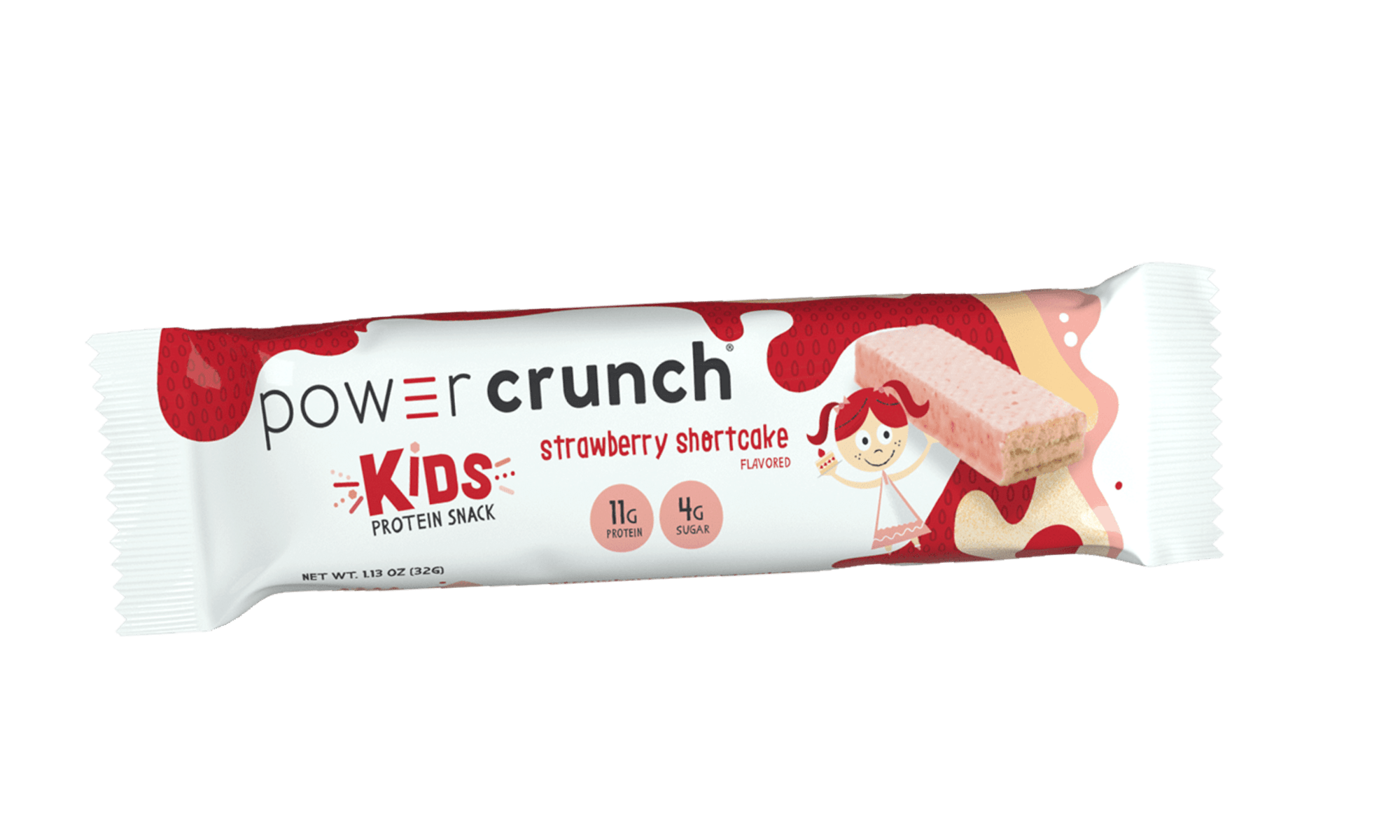 Power Crunch Kids Strawberry Protein Bars for kids