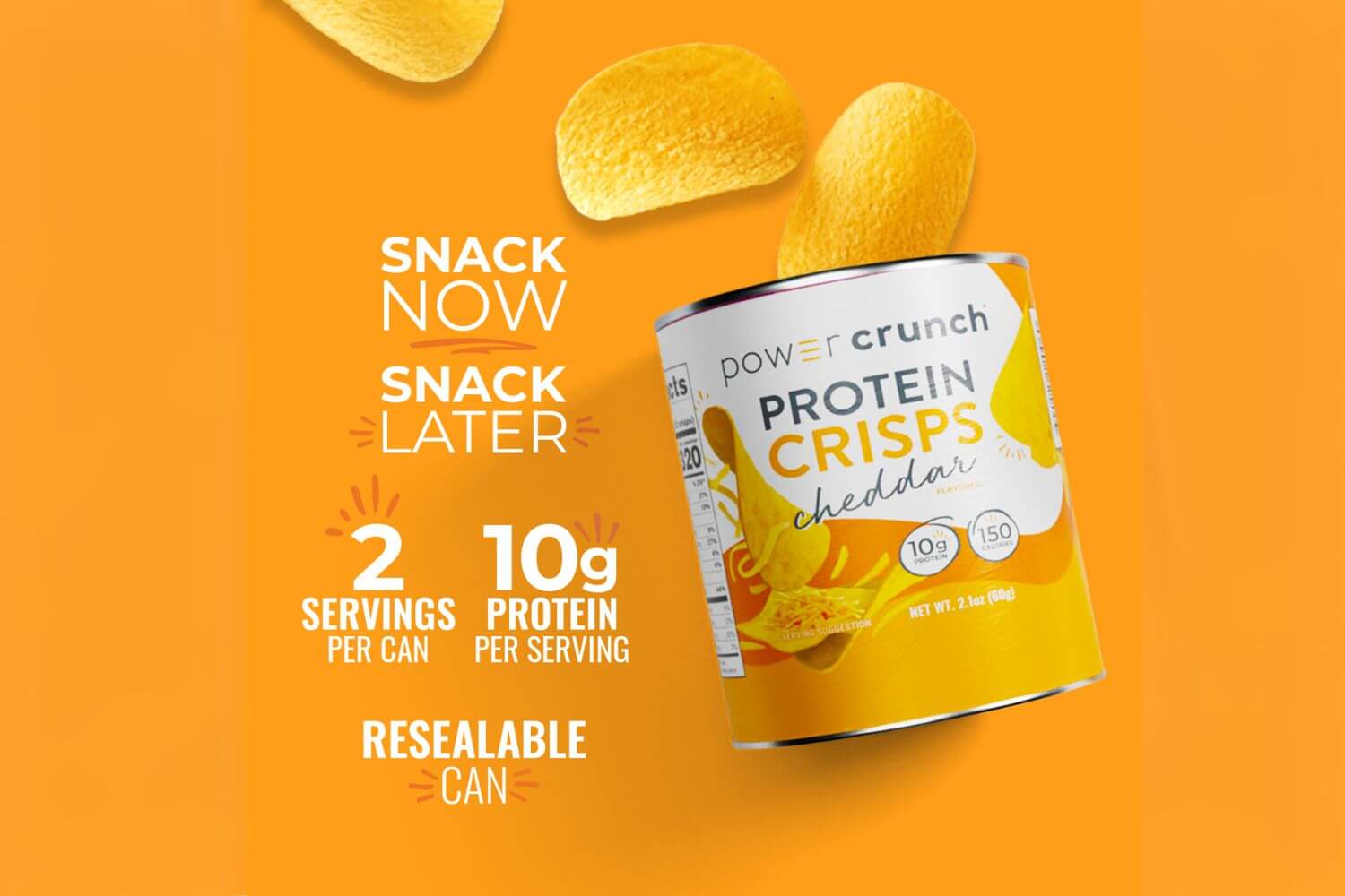 cheddar protein crisps