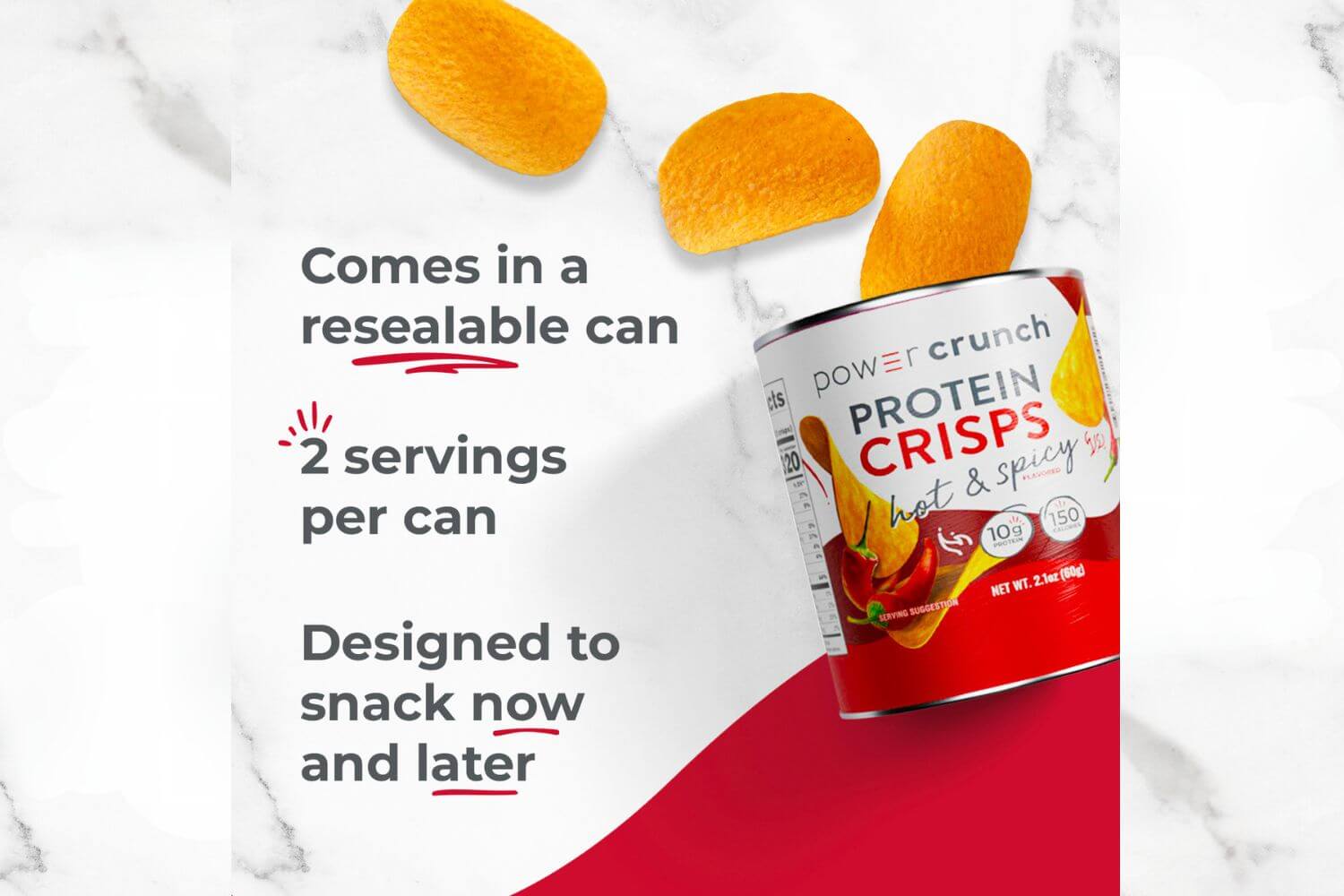 Hot & Spicy Protein Crisps