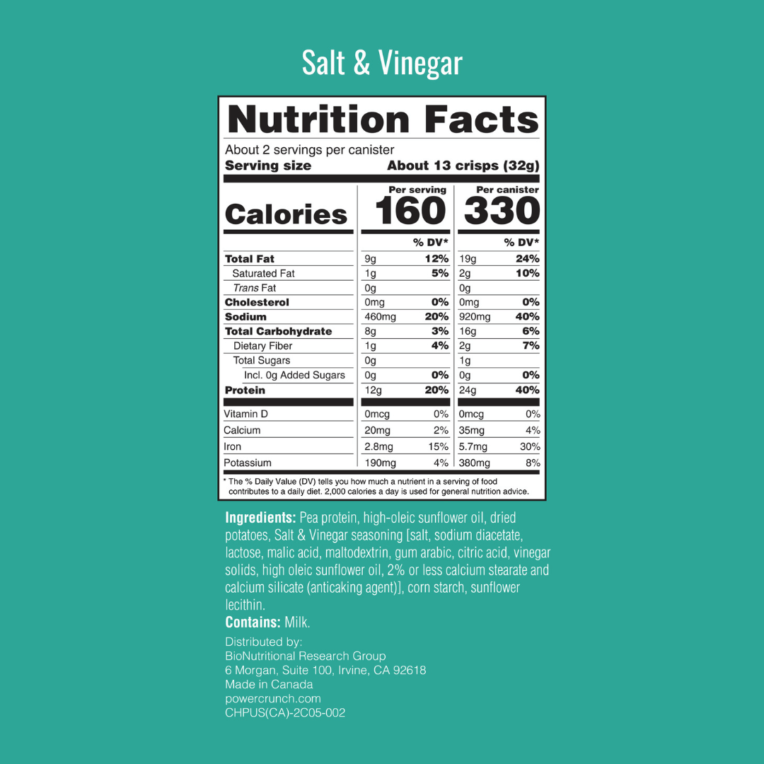 Salt & Vinegar Protein Crisps