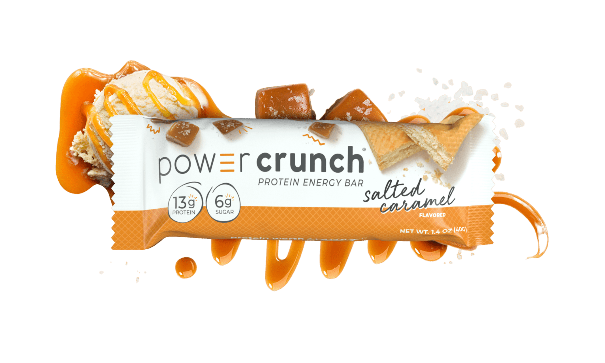 Power Crunch Original Salted Caramel Protein Bars
