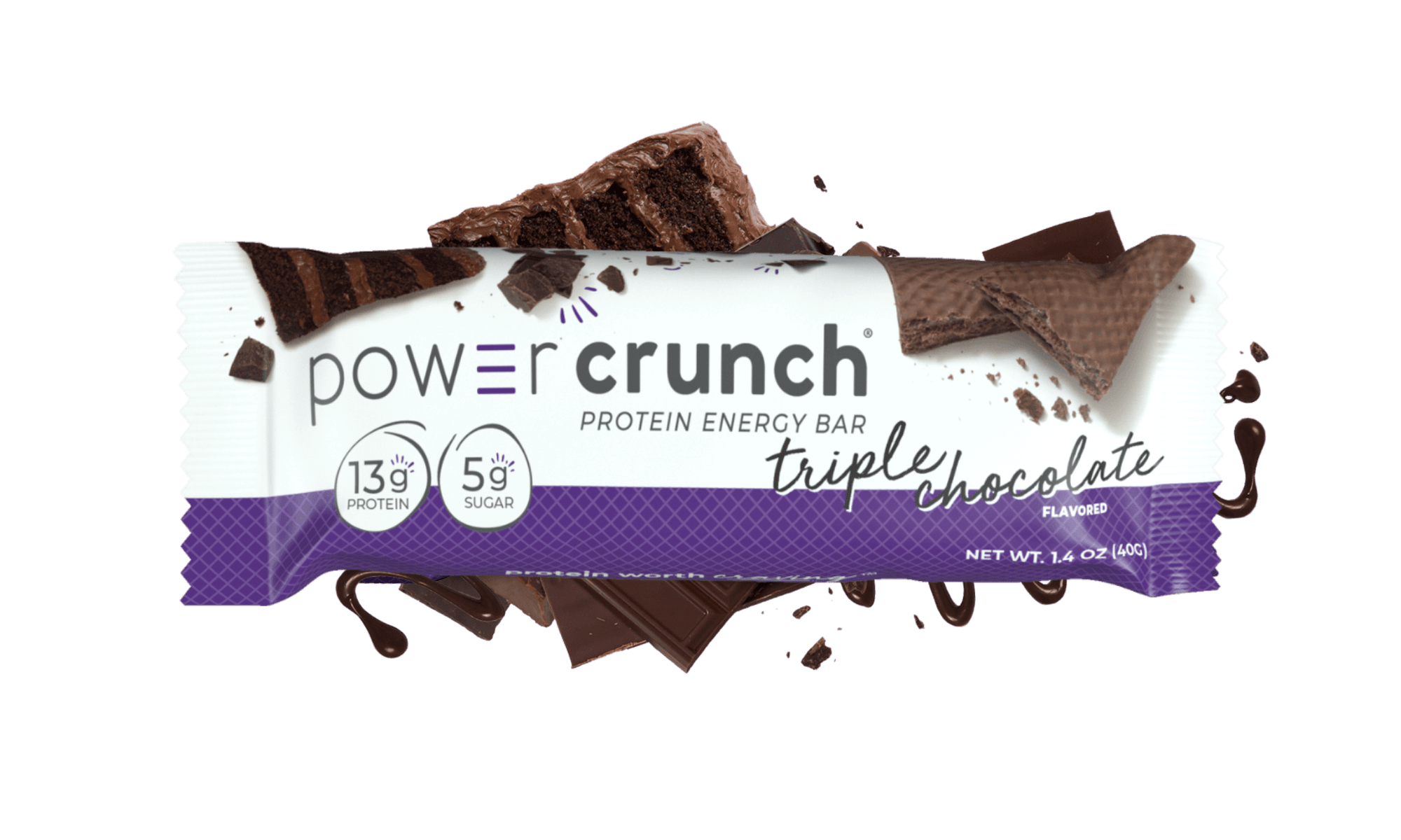 Power Crunch Original Triple Chocolate Protein Bars
