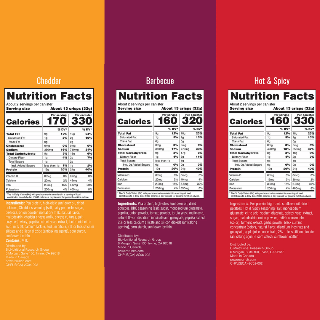 Protein Crisp Variety Pack