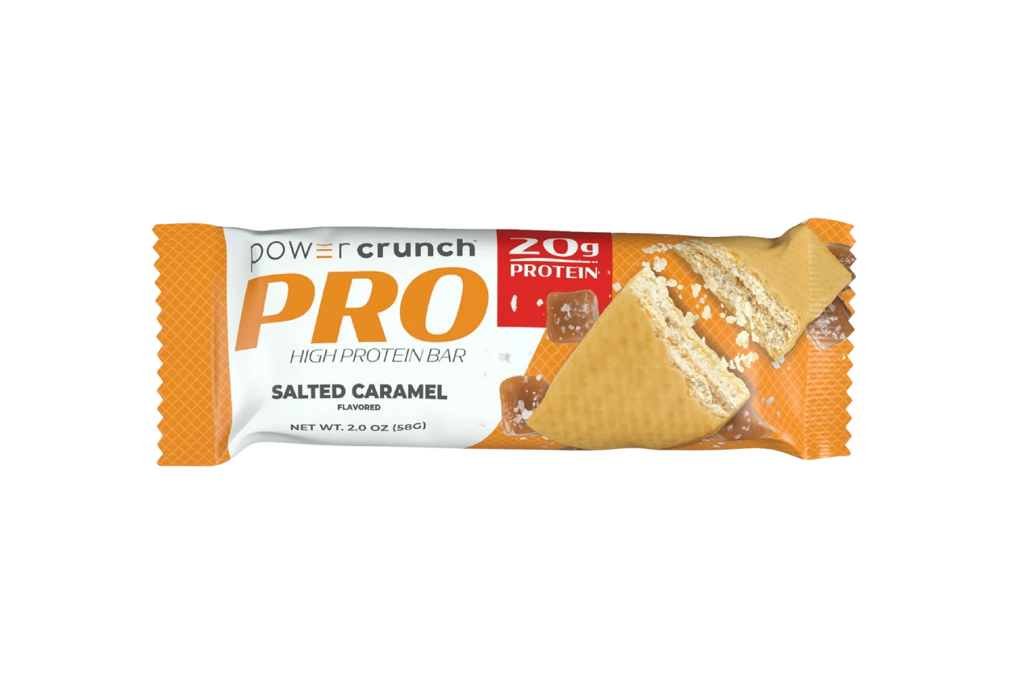 Power Crunch PRO bar 20g of protein salted caramel