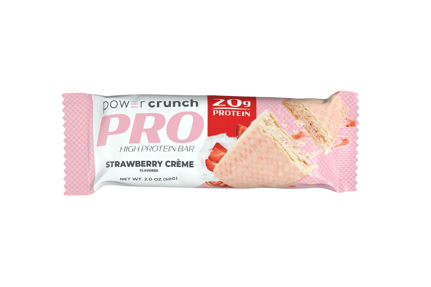 Power Crunch PRO bar 20g of protein Strawberry Creme