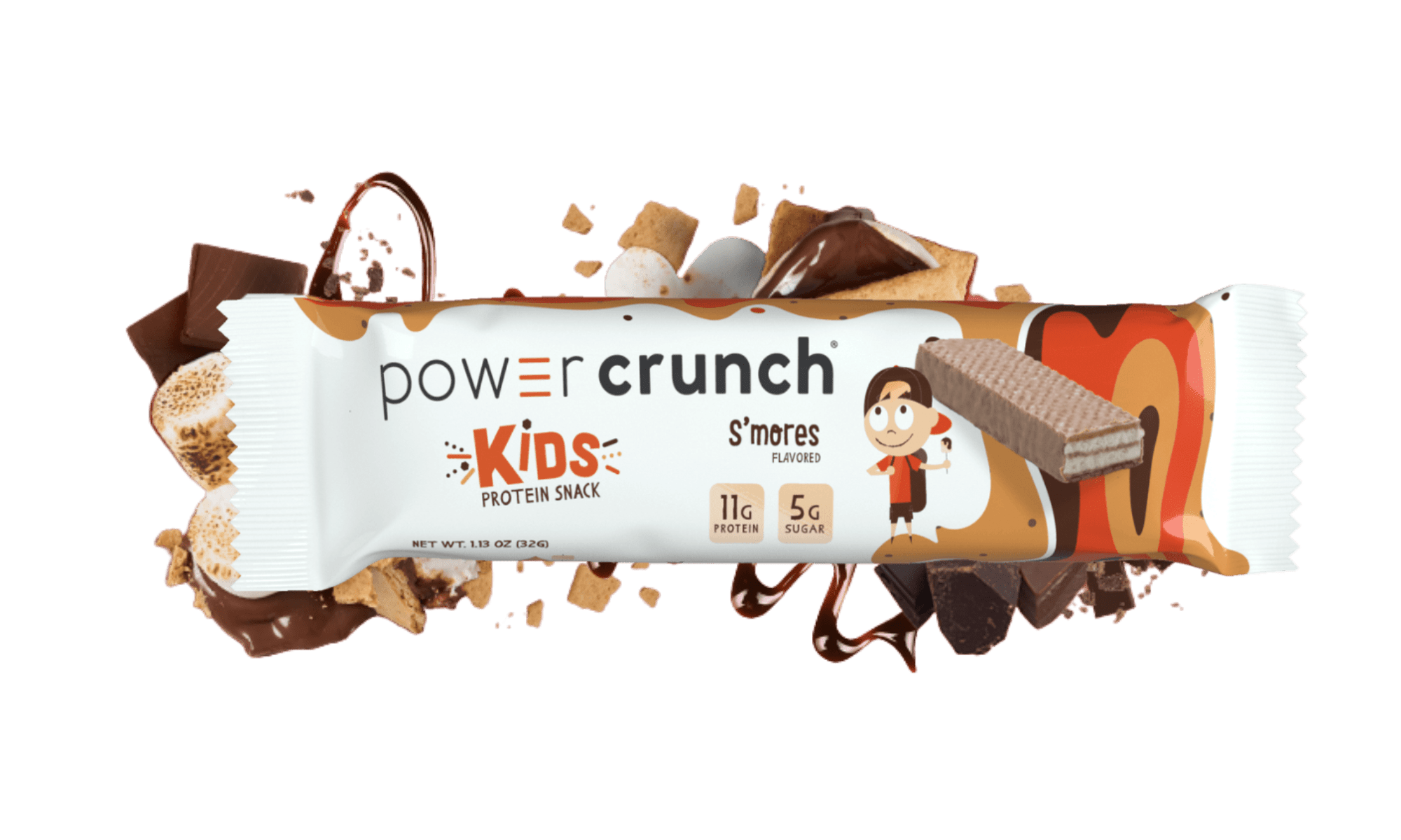 Power Crunch Kids S'mores Protein Bars for kids