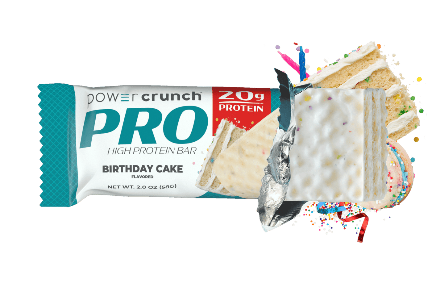 PRO Birthday Cake High Protein Bars Power Crunch