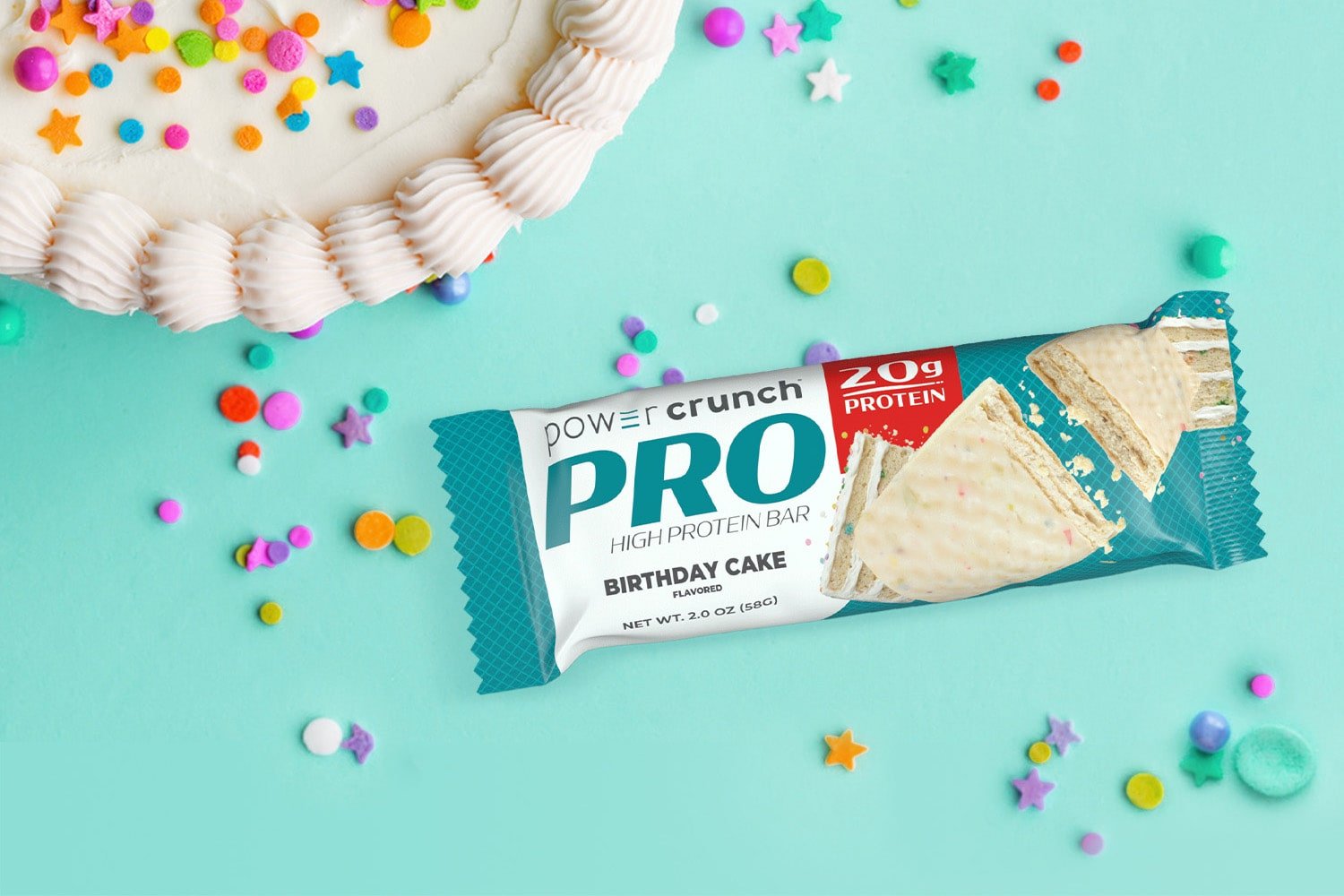 Birthday Cake high protein bars as an on-the-go snack