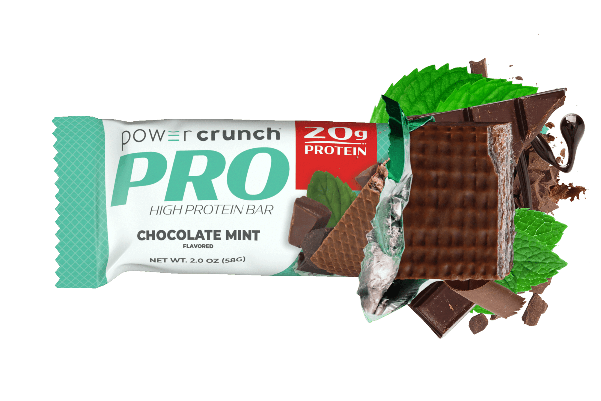 PRO Chocolate Mint High Protein Bars | Power Crunch