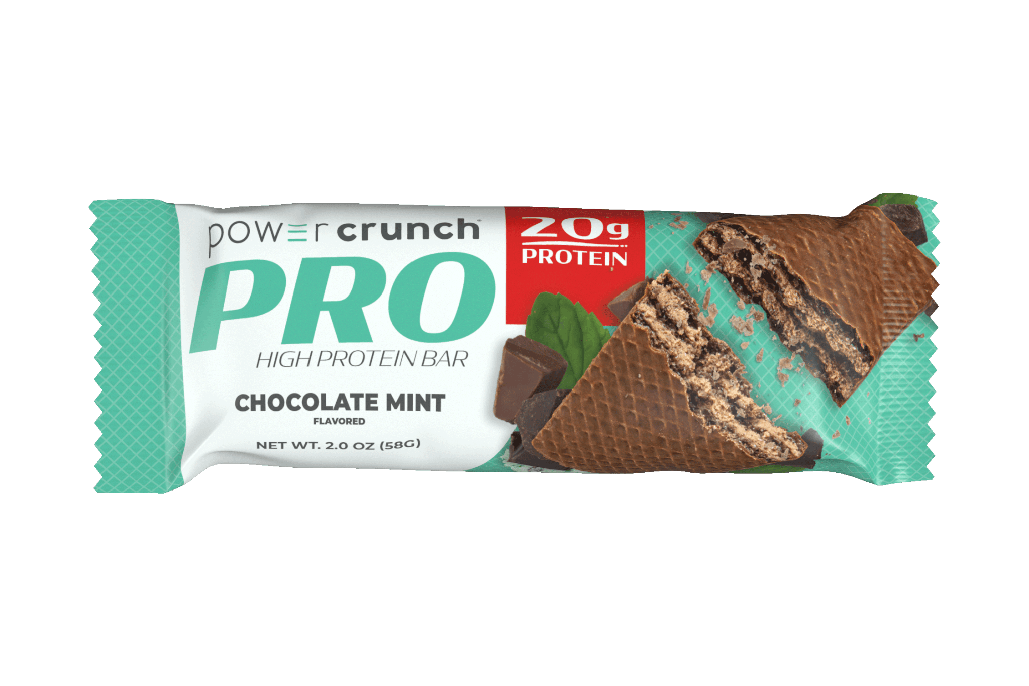 Power Crunch Chocolate Mint PRO 20g protein bars
