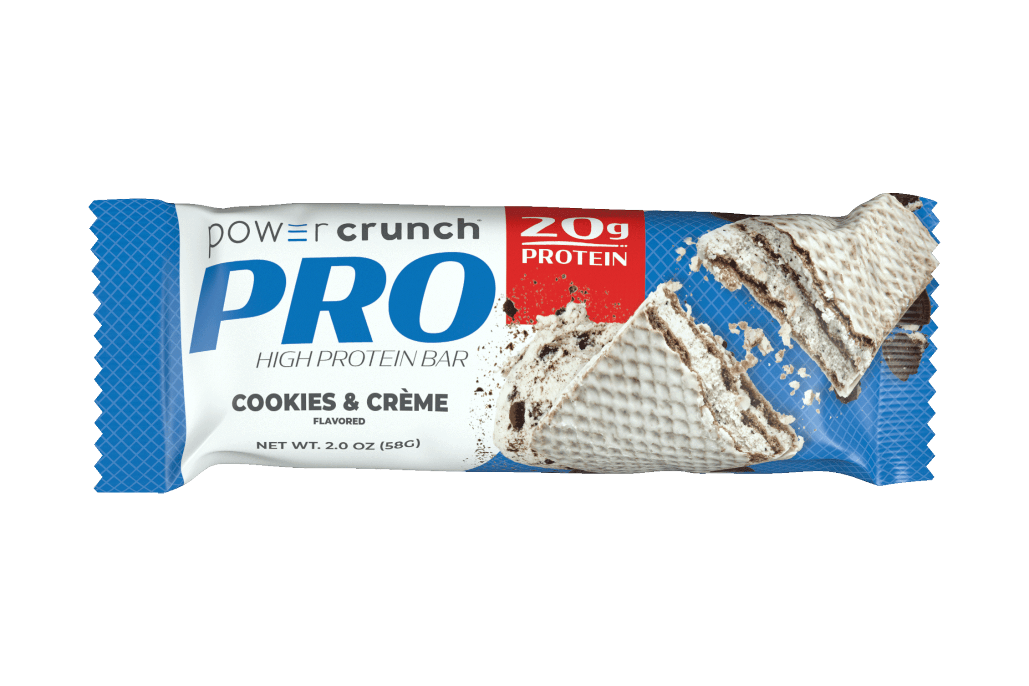 Power Crunch Cookies and Cream PRO 20g protein bars