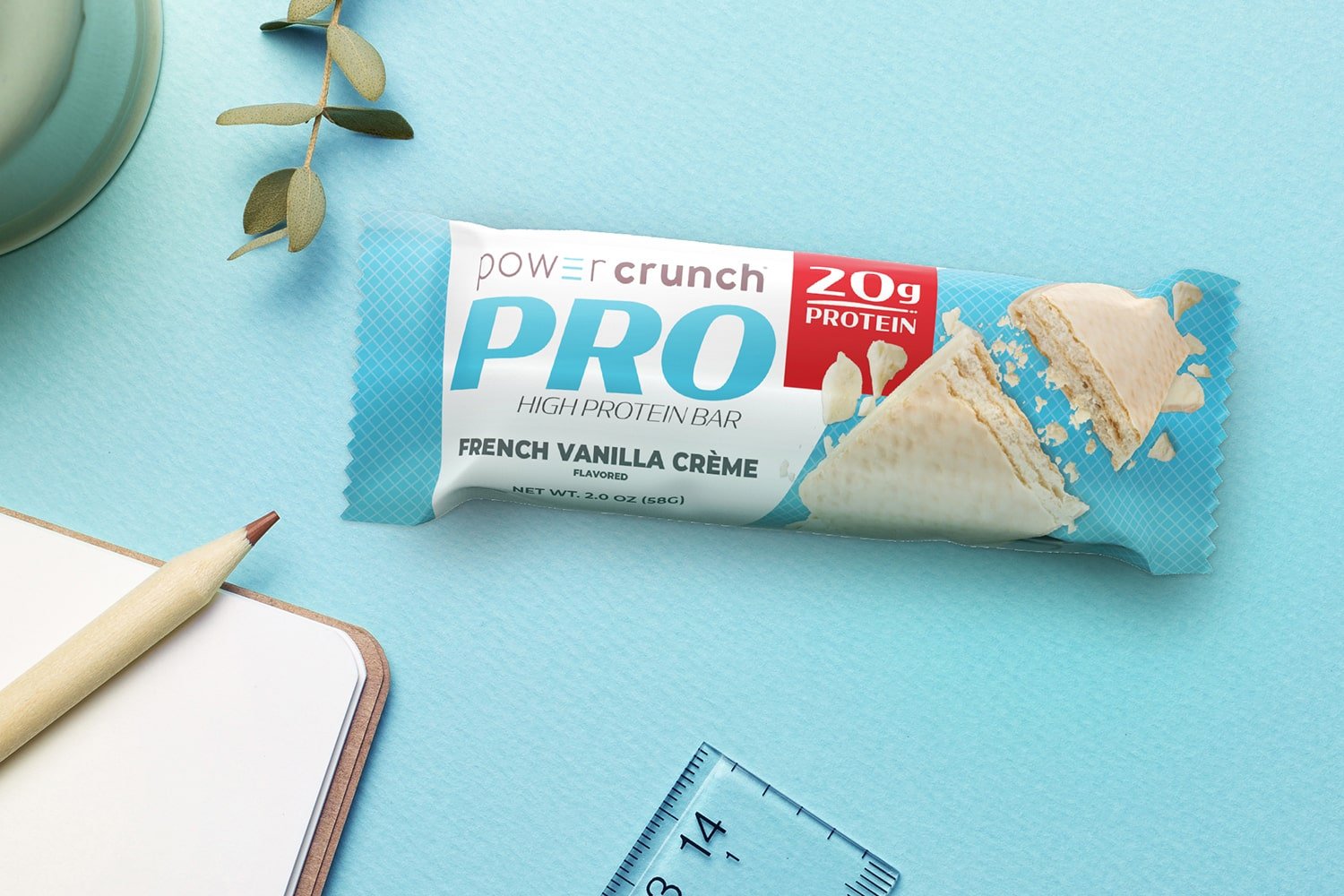 French Vanilla high protein bars as a workout snack
