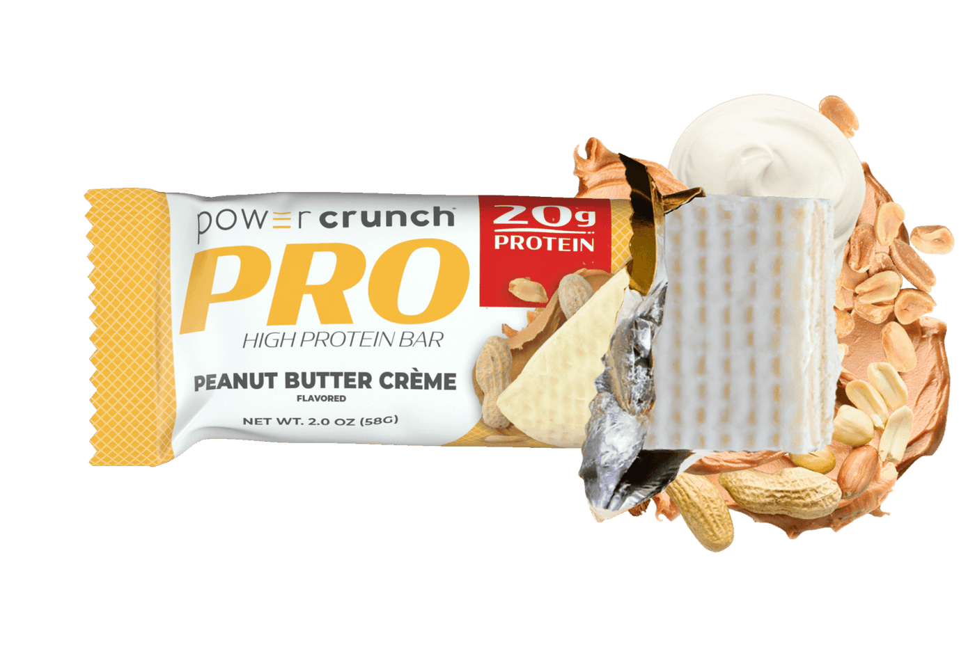 PRO Peanut Butter Crème High Protein Bars Power Crunch