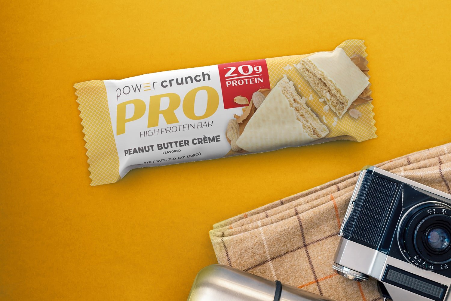 Peanut Butter high protein bars as an on-the-go snack