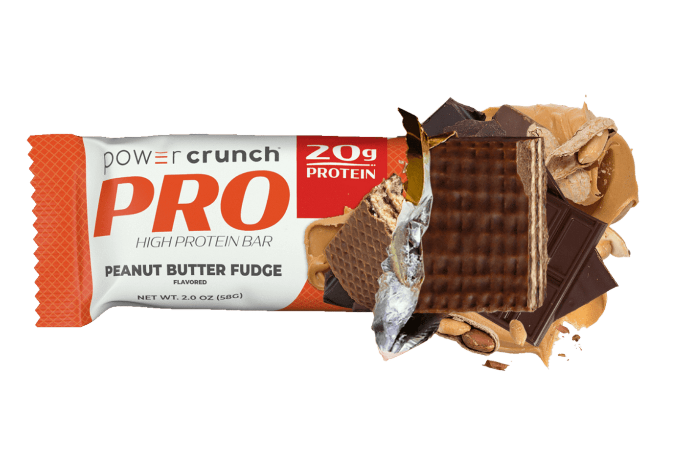 PRO Peanut Butter Fudge High Protein Bars Power Crunch
