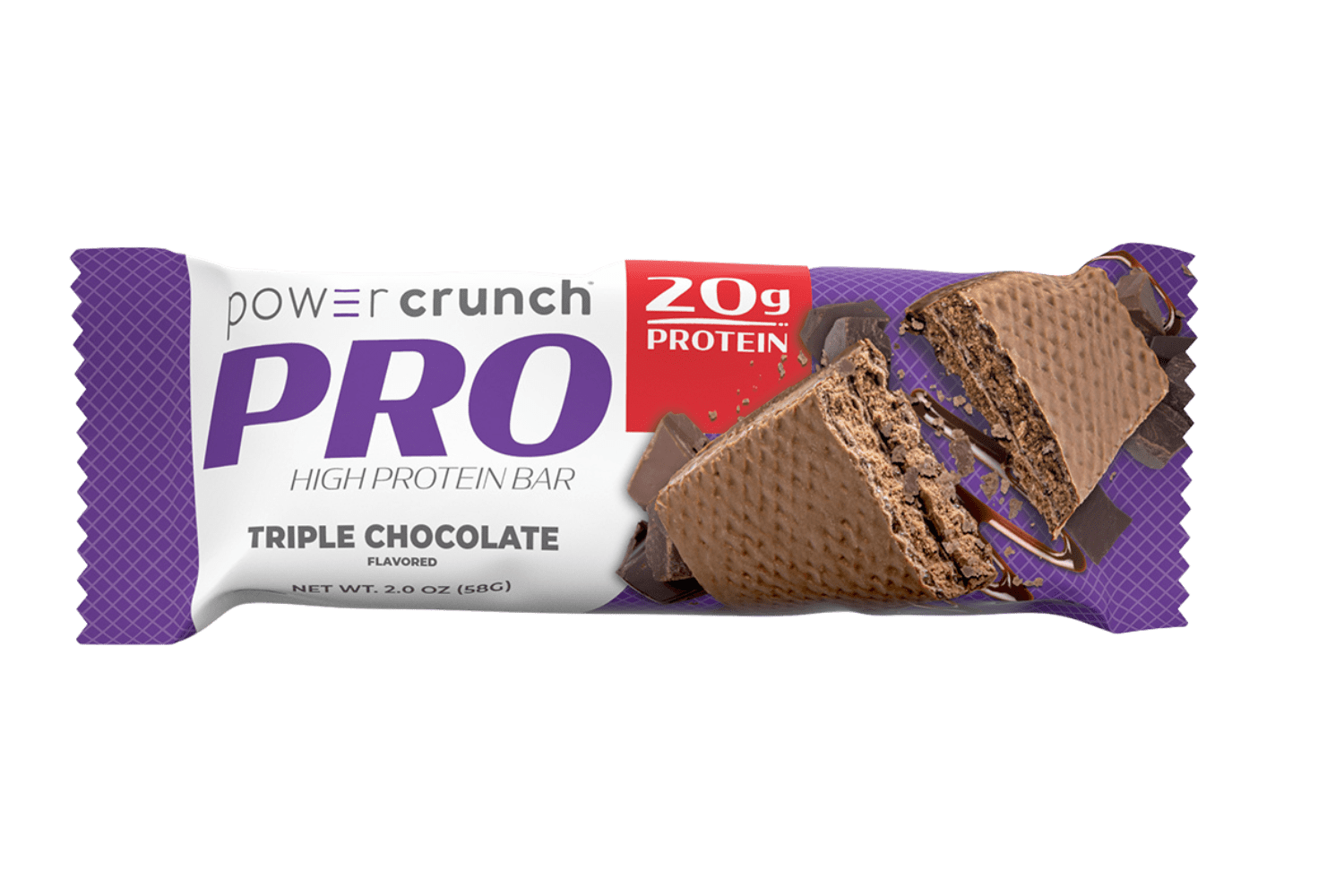 Power Crunch Triple Chocolate PRO 20g protein bars